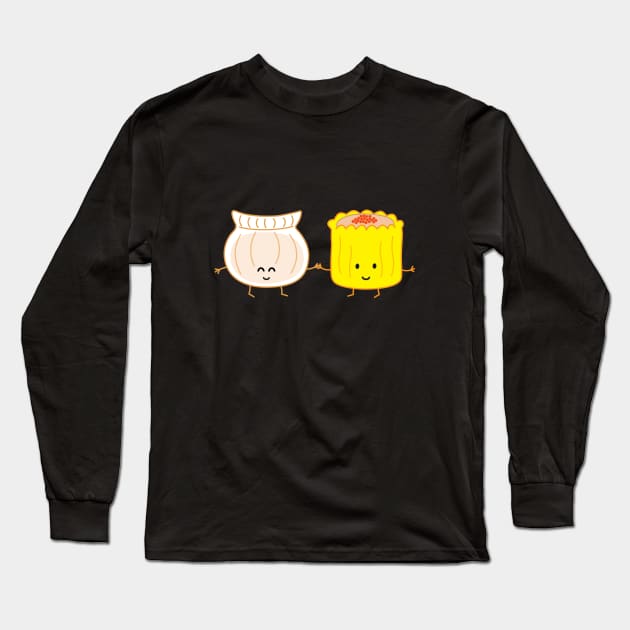 Dim Sum | by queenie's cards Long Sleeve T-Shirt by queenie's cards